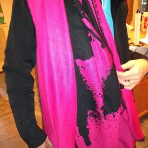 Beautiful Karl Lagerfeld Scarf (~54" x 54")